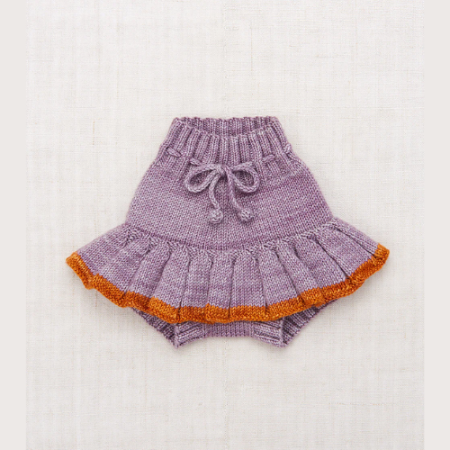 Misha & Puff Baby Skating Pond Skirt, Periwinkle