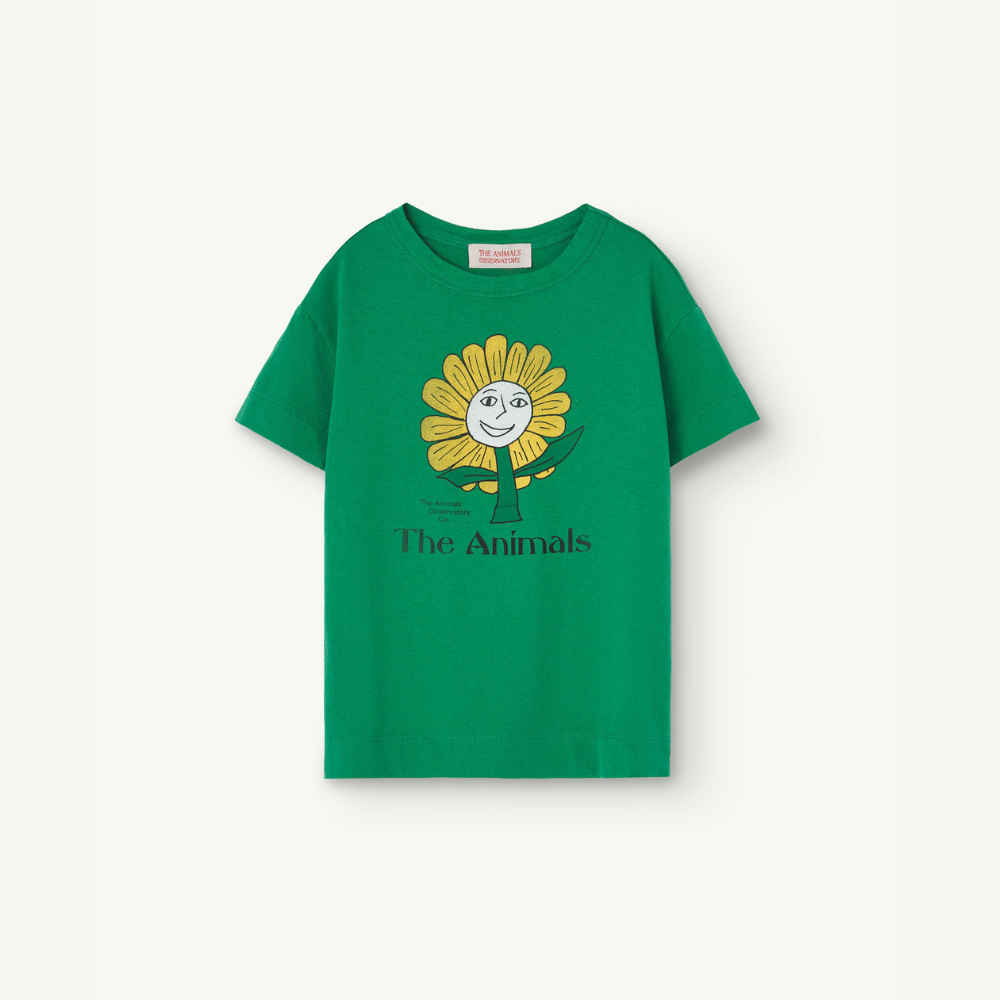 The Animals Observatory Rooster Kids T-shirt, Green