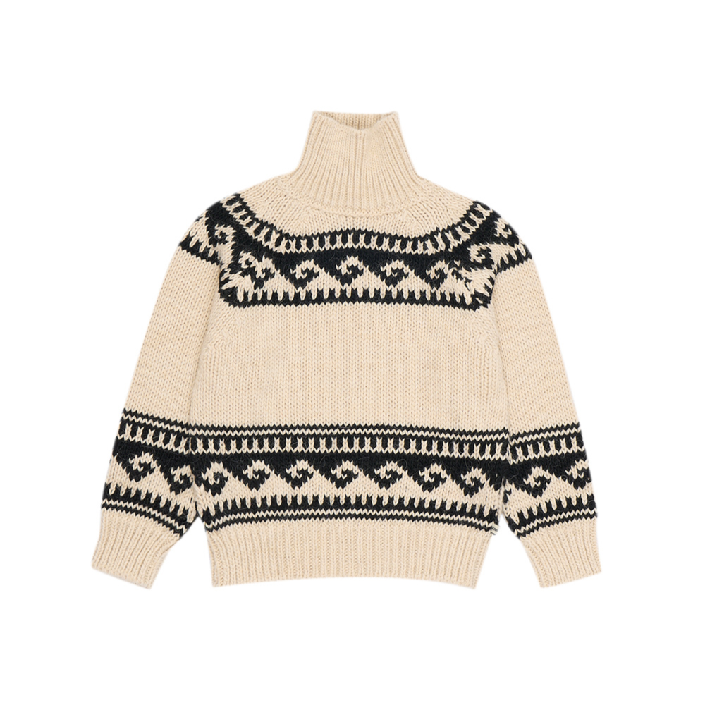 The New Society Andy Jumper High Neck, Sand
