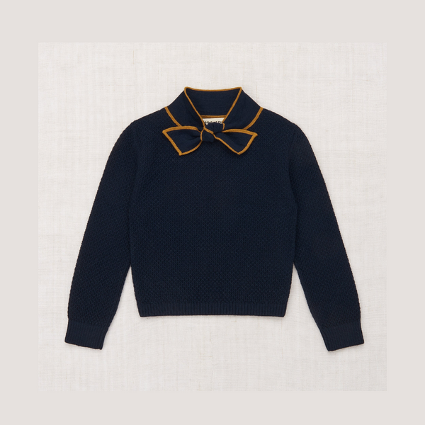 misha&puff bow scout sweater 3-4y-