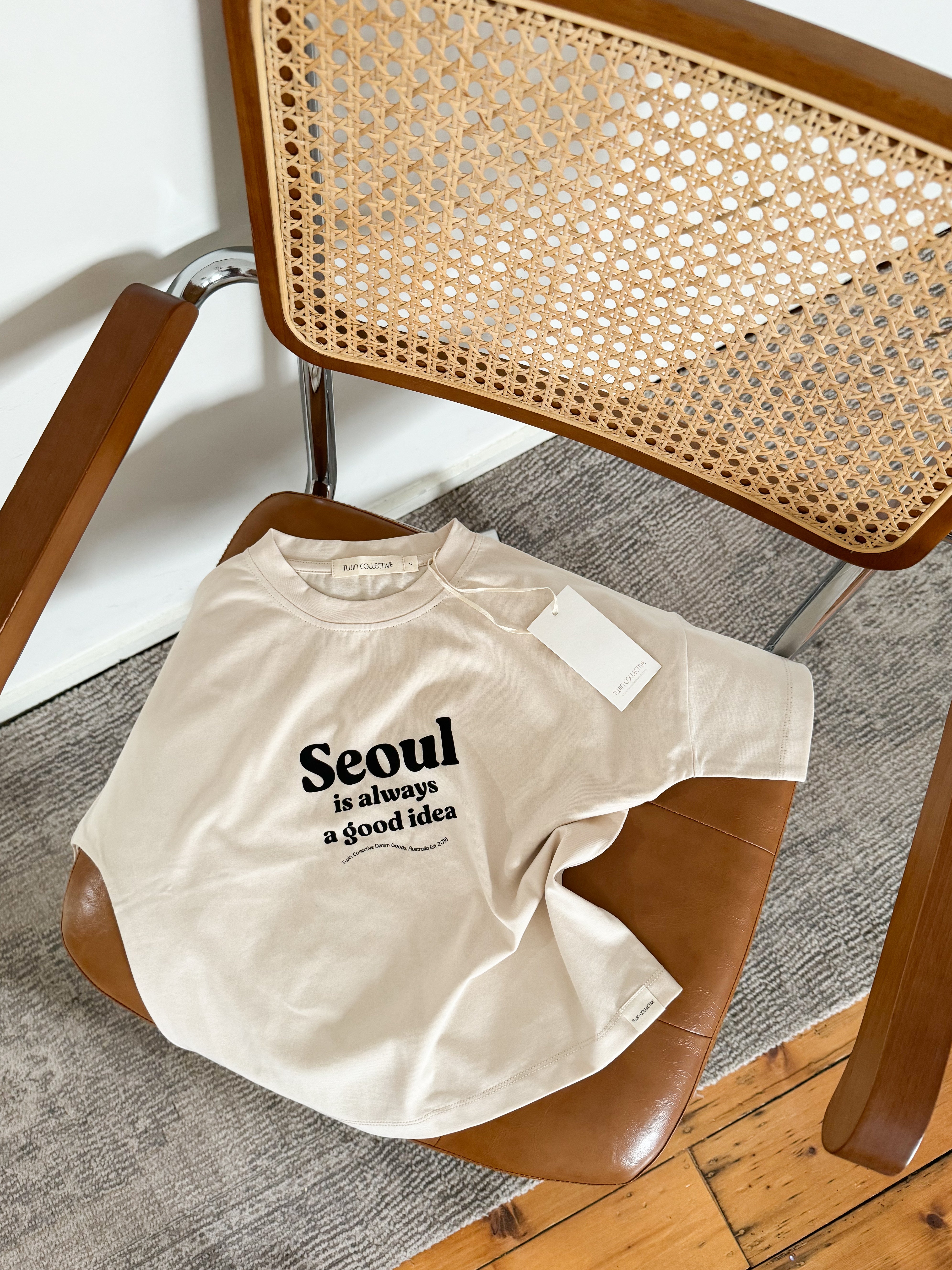 Twin collective Kids Seoul Tee, Beige